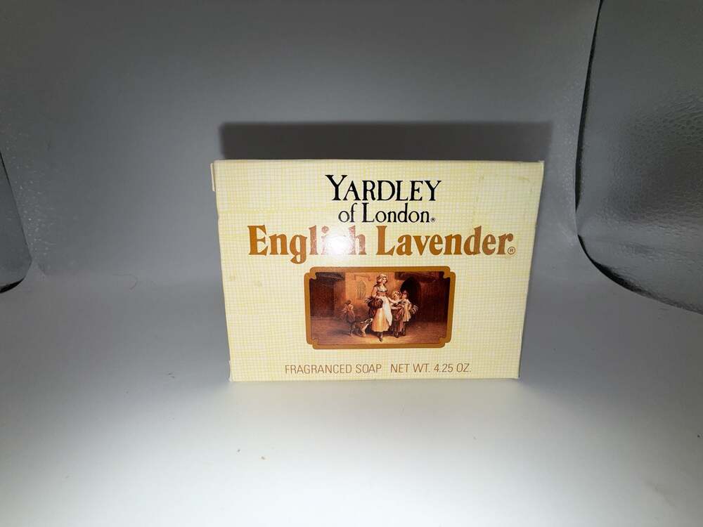 Vintage 1990 Yardley of London English Lavender Fragranced Bar Soap 4.25 oz